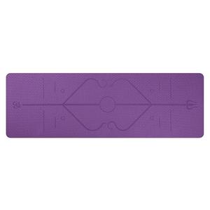 Fitness Mat with Position Lines - Non Slip